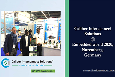 Caliber Interconnect Solutions will be participating in the leading international fair for embeddded System - 